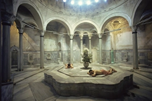 Images Dated 29th January 2000: Turkish Bath Print, Cagaloglu Hamami