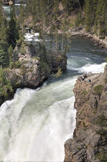 North America Landmark Prints: Upper Falls, Yellowstone River