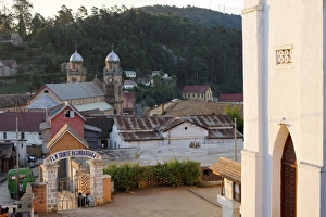 The Upper Town founded under the reign of Queen Ranavalona I to be the capital of southern province, Fianarantsoa city The Upper Town founded under the reign of Queen Ranavalona I to be the capital of southern province, Fianarantsoa city