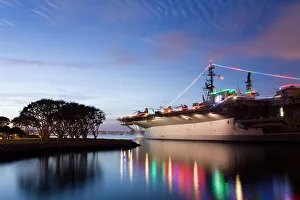 California Prints: WorldInPrint San Diego USS Midway Aircraft Carrier Museum Print