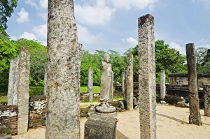 Vatadage Print: Polonnaruwa UNESCO Site, Sri Lanka