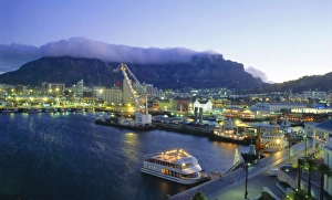 Victoria and Albert Waterfront with Table Mountain behind Victoria and Albert Waterfront with Table Mountain behind