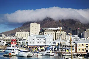 Victoria and Alfred Waterfront with Table Mountain in background, Cape Town Victoria and Alfred Waterfront with Table Mountain in background, Cape Town