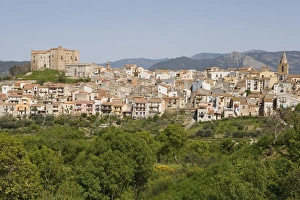 Outdoor Photography Italy Prints: View of Castelbuono
