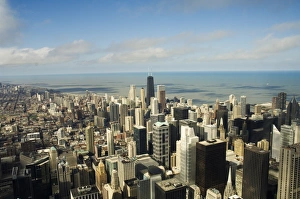 Chicago Aerial View Prints: View of Chicago from the Sears Tower Sky Deck