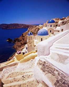 European Vacation Destinations Prints: View of churches