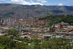 View over the city of Medellin, Colombia, South America View over the city of Medellin, Colombia, South America