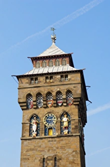 UK Architecture Photography Prints: A view of the Clock Tower at Cardiff Castle