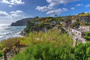Italian Coastal Views Prints: View of coastline from elevated position in Sant'Angelo