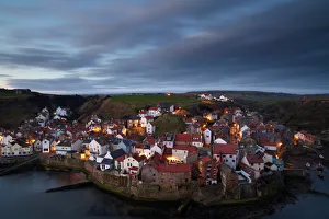 The view from Cowbar of the fishing village of Staithes, North Yorkshire, England The view from Cowbar of the fishing village of Staithes, North Yorkshire, England