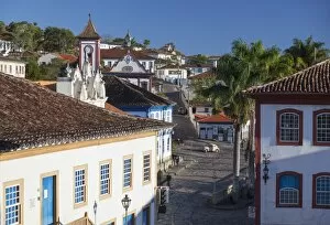 Images Dated 26th June 2014: View of Diamantina, UNESCO World Heritage Site, Minas Gerais, Brazil, South America