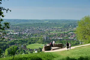 View of Dorking Print, Surrey Hills, England