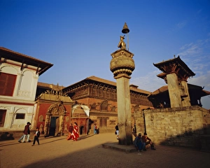 Kathmandu Valley Landmarks Prints: View of Durbar Square