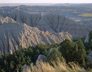 American National Parks Prints: View over eroded landscape