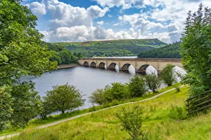 Ladybower Reservoir Print, Peak District Landscape