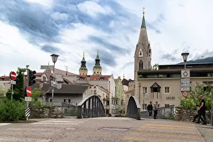 South Tyrol Photography Prints: View of the old town from Eagles Bridge