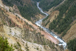 High Angle View Of Valley Prints: View from the Rim