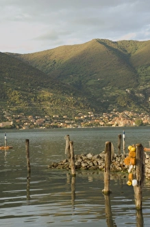 Italian Lakeside Towns Prints: View to Sarnico