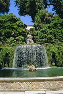 Villa d Este Print - Tivoli, Italy Landscape Art