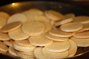 Wafer hosts, Le Chesnay, Yvelines, France, Europe Wafer hosts, Le Chesnay, Yvelines, France, Europe