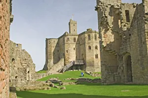 Warkworth Castle, Northumbria, England, United Kingdom, Europe Warkworth Castle, Northumbria, England, United Kingdom, Europe