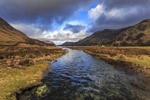 Cumbria England Landscape Photography Prints: Warnscale Beck flows to Buttermere