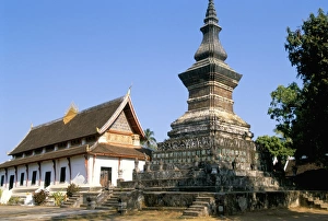 Indochina Cultural Heritage Sites Prints: Wat That Luang