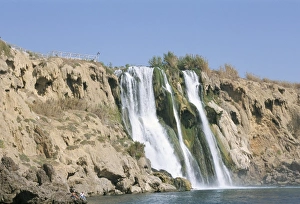 Mediterranean Nature Scene Prints: Waterfalls