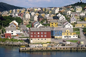 Scandinavian Coast Photography Prints: Waterfront and housing