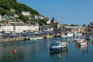 Waterfront at Looe, Cornwall, England, United Kingdom, Europe Waterfront at Looe, Cornwall, England, United Kingdom, Europe