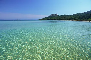 Still waters off the Plage Notre Dame, Ile de Porquerolles, near Hyeres Still waters off the Plage Notre Dame, Ile de Porquerolles, near Hyeres