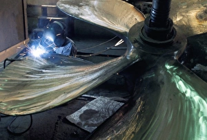 West Coast Travel Destinations Prints: Welding propeller