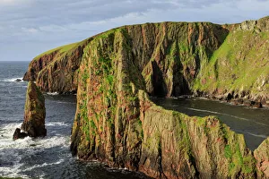 Images Dated 21st October 2019: Westerwick Red Granite Coastline Print
