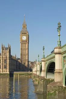 Westminster Bridge, Big Ben and Houses of Parliament, London, England, United Kingdom Westminster Bridge, Big Ben and Houses of Parliament, London, England, United Kingdom