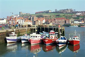 Whitby harbour, Yorkshire, England, United Kingdom, Europe Whitby harbour, Yorkshire, England, United Kingdom, Europe