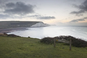 The white cliffs of the Seven Sisters in the South Downs National Park, East Sussex, England, United Kingdom, Europe The white cliffs of the Seven Sisters in the South Downs National Park, East Sussex, England, United Kingdom, Europe
