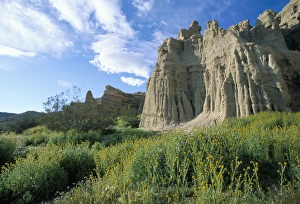 Mojave Desert Rock Formations Prints: White House Cliffs