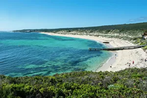 White sand and turquoise water near Margaret River, Western Australia, Australia, Pacific White sand and turquoise water near Margaret River, Western Australia, Australia, Pacific