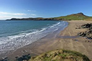 Whitesand Bay in spring sunshine, St. Davids, Pembrokeshire National Park Whitesand Bay in spring sunshine, St. Davids, Pembrokeshire National Park
