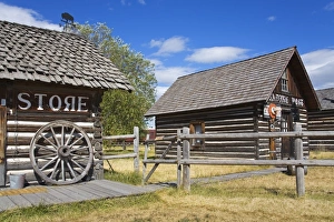 North America Landmarks USA Prints: Four Winds Trading Post, St. Ignatius, Missoula Region, Montana, United States of America