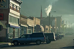 Winter morning in Philipsburg, Granite County, Montana, United States of America Winter morning in Philipsburg, Granite County, Montana, United States of America