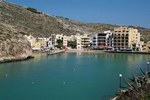 Prints of Xlendi, Gozo, Malta, Mediterranean, Europe Malta Prints: WorldInPrint: Xlendi, Gozo, Malta Print