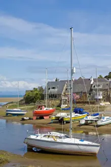 Yachts on River Soch Estuary Print, Abersoch, North Wales