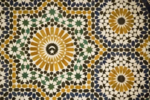 Zellij Tilework Print, Marrakech