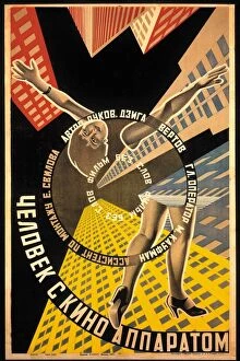 Trending Pictures: Poster for Dziga Vertovs Man With A Movie Camera (1928)