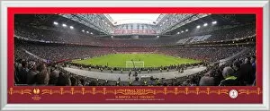 Europa League 2013 - Amsterdam. Winners Products Collection: UEFA Europa League Final 2013 Match Desktop Panoramic Behind Goal