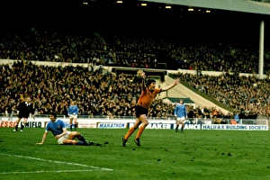 League Cup Final, Wolves vs Machester City, John Richards celebrates winning goal League Cup Final, Wolves vs Machester City, John Richards celebrates winning goal