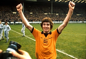 League Cup Final, Wolves vs Manchester City, John Richards celebrates victory League Cup Final, Wolves vs Manchester City, John Richards celebrates victory