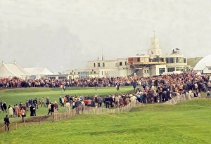The 18th green and clubhouse at Royal Birkdale during the 1969 Ryder Cup The 18th green and clubhouse at Royal Birkdale during the 1969 Ryder Cup