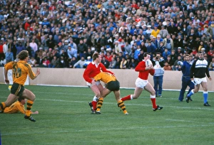Adrian Hadley scores his last-minute try for Wales against Australia - 1987 Rugby World Adrian Hadley scores his last-minute try for Wales against Australia - 1987 Rugby World
